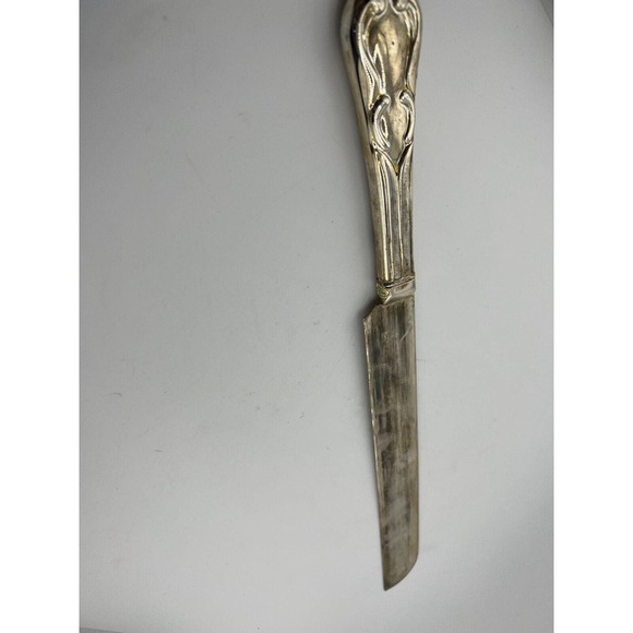 Royal Limited 838-11‎ Silver Plate Gold-Tone 14.5 inches Cake Knife - Picture 4 of 7